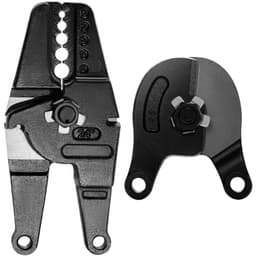 image-VEVOR Bench Swager Tool 24" Wire Rope Swaging Tool with Crimper Cable Bolt Cutter Head Bench Crimper 1/16"-3/16" Aluminum/Copper Sleeves Bench Cable Alloy Steel Crimper Swager for1/2" Wire Rope Fe