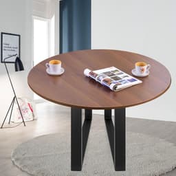image-VEVOR Set of 2 Steel Table Legs, 28''Height 35''Wide Dining Table Legs, Heavy Duty 3.1" Width Box Section Square Table Legs, 28x35x3.1 Inch Black Color Industrial Country Style Metal Dining Legs