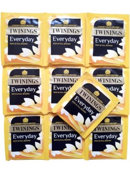 image-Twinings English Breakfast/Earl Grey/Everyday Mix Black Tea Envelopes Bags
