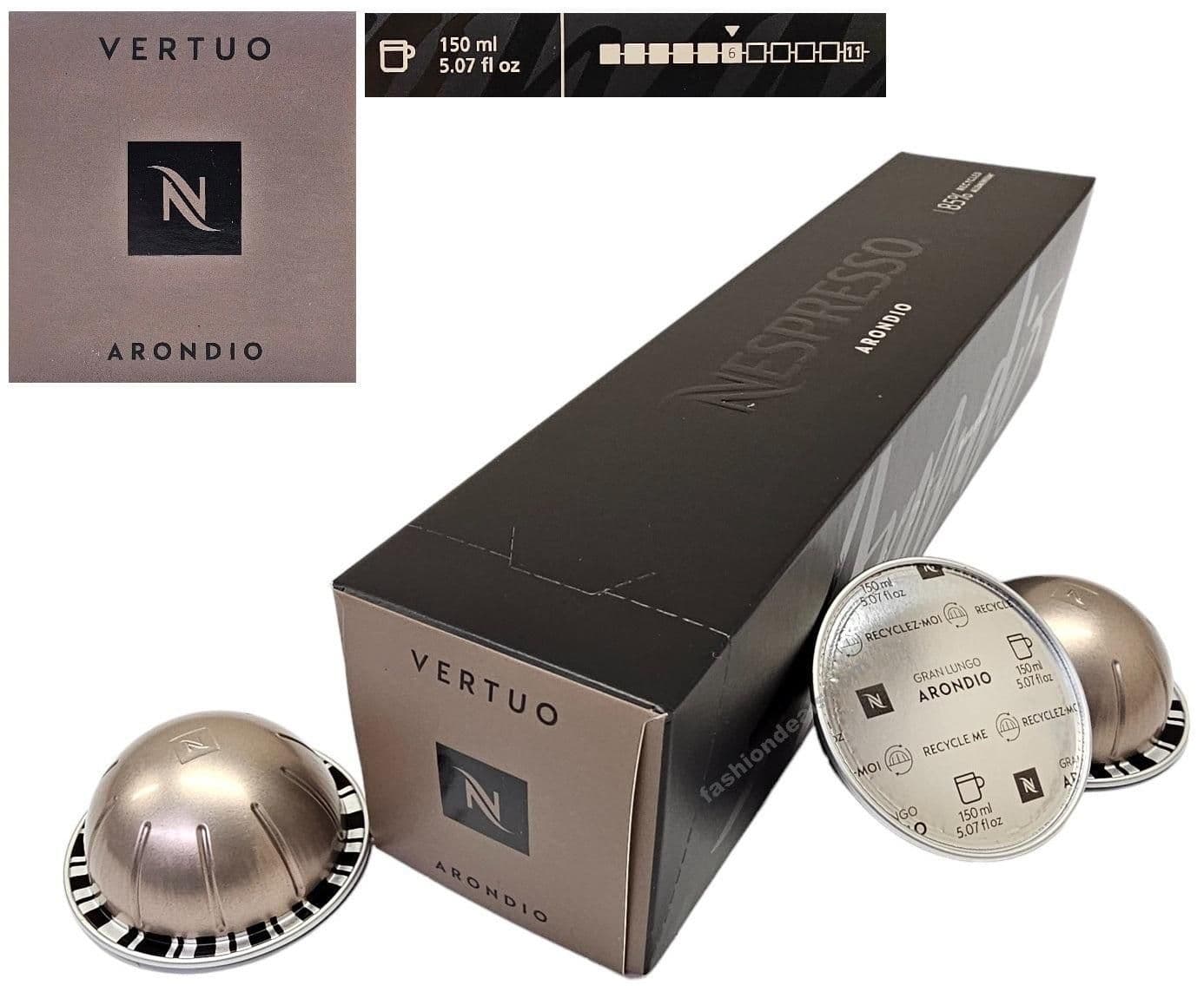 image-Nespresso VERTUO Coffee Machine Capsules Pods Sleeve Full Flavour List Save Bulk