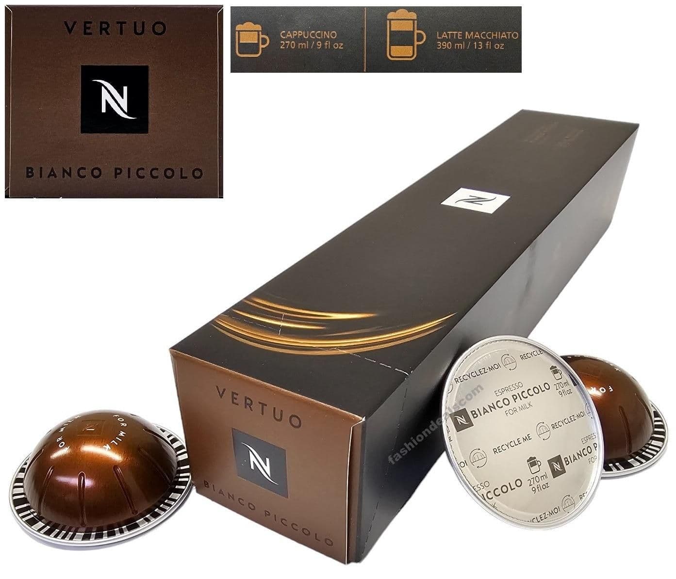 image-Nespresso VERTUO Coffee Machine Capsules Pods Sleeve Full Flavour List Save Bulk