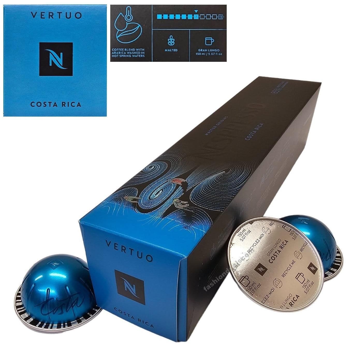 image-Nespresso VERTUO Coffee Machine Capsules Pods Sleeve Full Flavour List Save Bulk