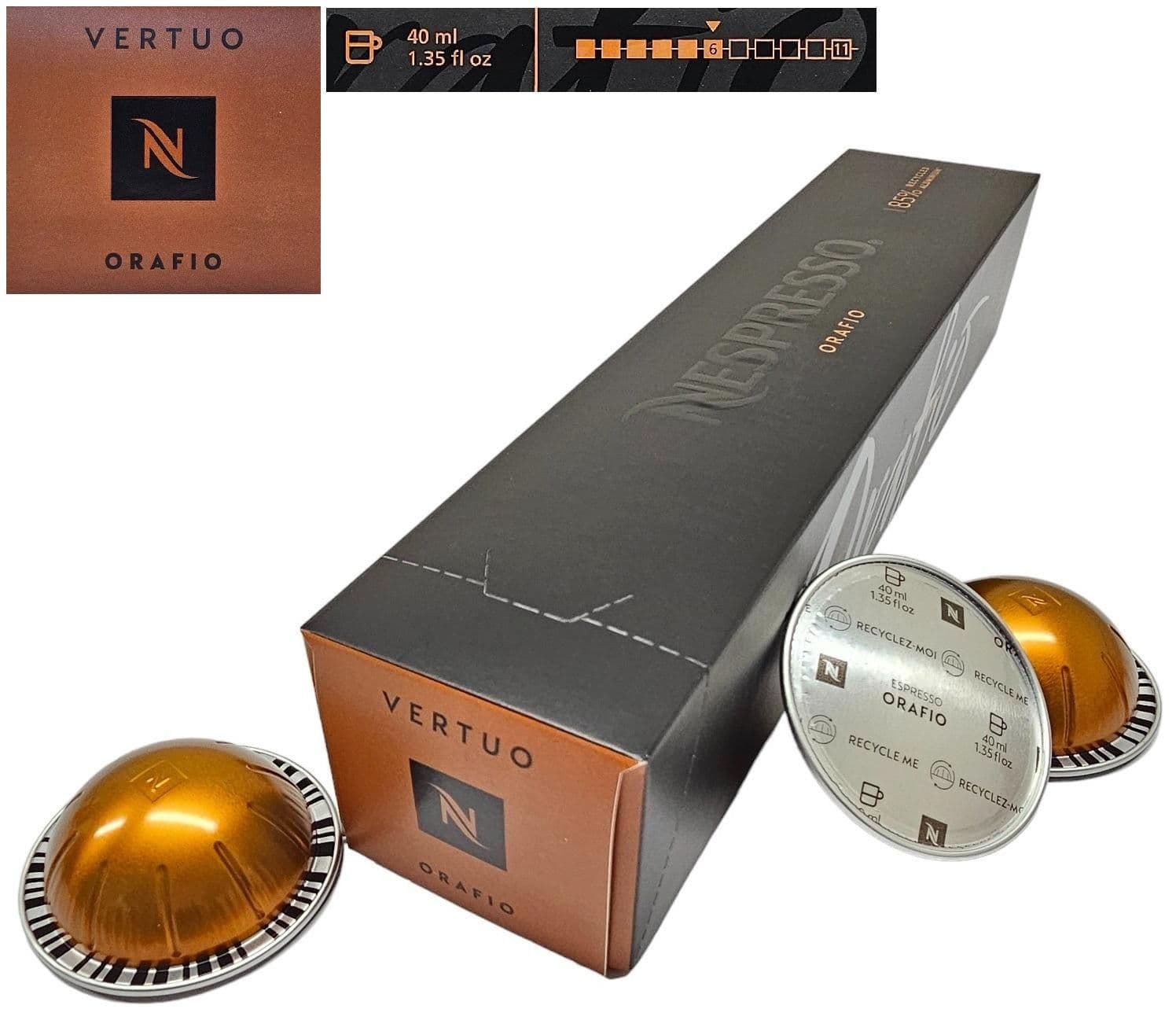 image-Nespresso VERTUO Coffee Machine Capsules Pods Sleeve Full Flavour List Save Bulk