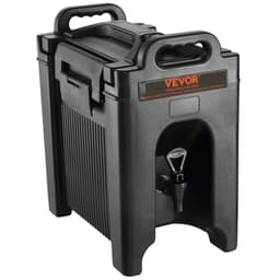 image-VEVOR Insulated Beverage Dispenser, 2.5 Gallon, Food-grade LDPE Hot and Cold Beverage Server, Thermal Drink Dispenser Cooler with 0.9 in PU Layer Two-Stage Faucet Handle, for Restaurant Drink Shop