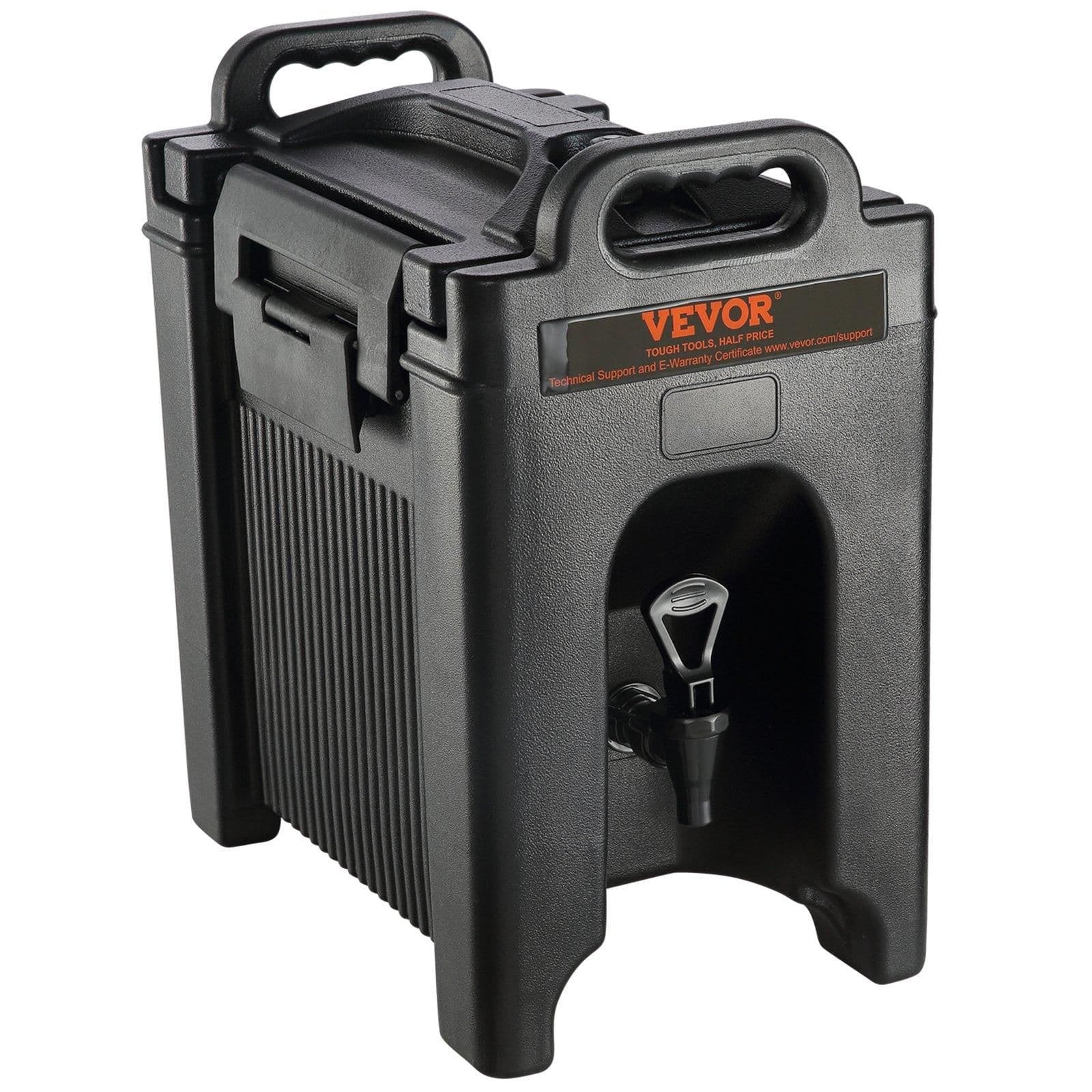 image-VEVOR Insulated Beverage Dispenser, 2.5 Gallon, Food-grade LDPE Hot and Cold Beverage Server, Thermal Drink Dispenser Cooler with 0.9 in PU Layer Two-Stage Faucet Handle, for Restaurant Drink Shop