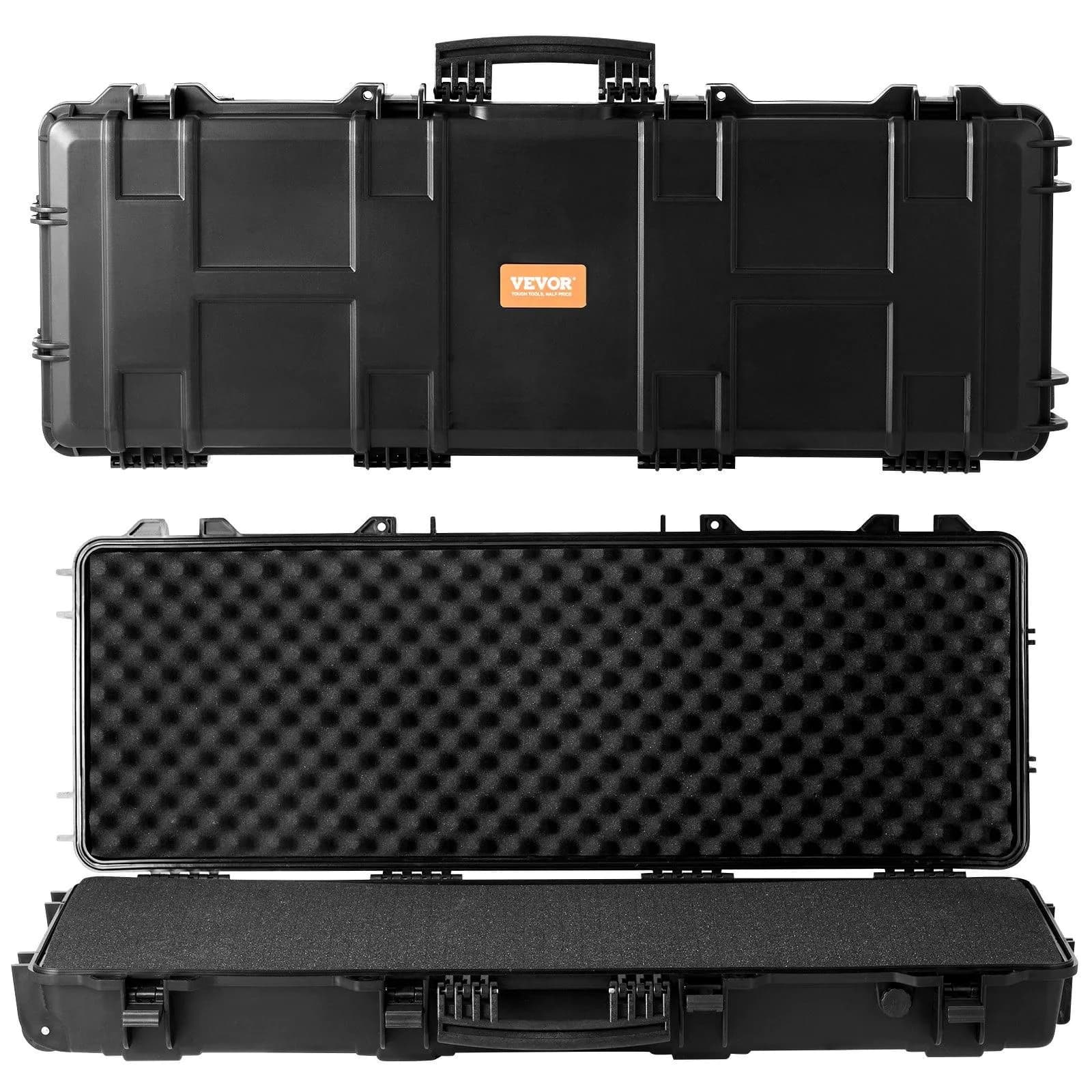 image-VEVOR Rifle Case, Rifle Hard Case with 3 Layers Fully-protective Foams, 42 inch lockable Hard Gun Case with Wheels, IP67 Waterproof & Crushproof, for Two Rifles or Shotguns, Airsoft Gun