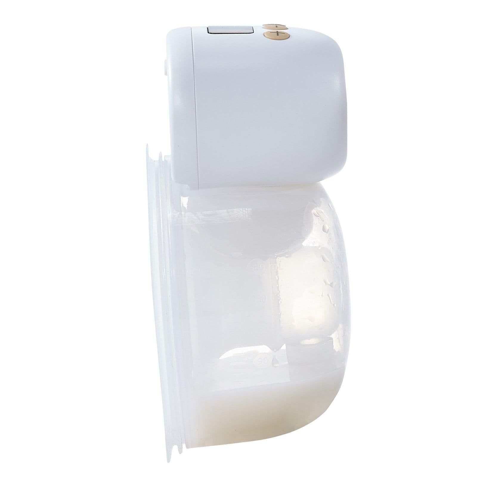 image-VEVOR Breast Pump, Wearable Electric Breast Pumps Hands Free, 4 Mode & 12 Levels, 300mmHg Strong Suction, Ultra-Quiet Rechargeable Portable Breastfeeding Pump with LED Display, 24mm Insert/28mm Flange