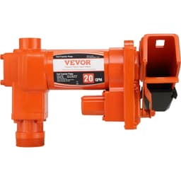 image-VEVOR Fuel Transfer Pump, 12V DC 20 GPM 1/4 HP, High Flow Cast Iron Gasoline Extractor Pump with Fuel Collection Box Design for Gasoline, Diesel, Kerosene, Ethanol & Methanol Blends, and Biodiesel