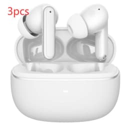 image-Wireless Bluetooth Noise Reduction In-ear Headphones - White/Black ANC