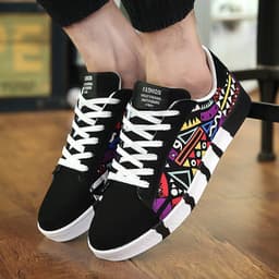 image-2019 spring new men's casual shoes trendy shoes canvas shoes Korean sports trendy male student board shoes 7631