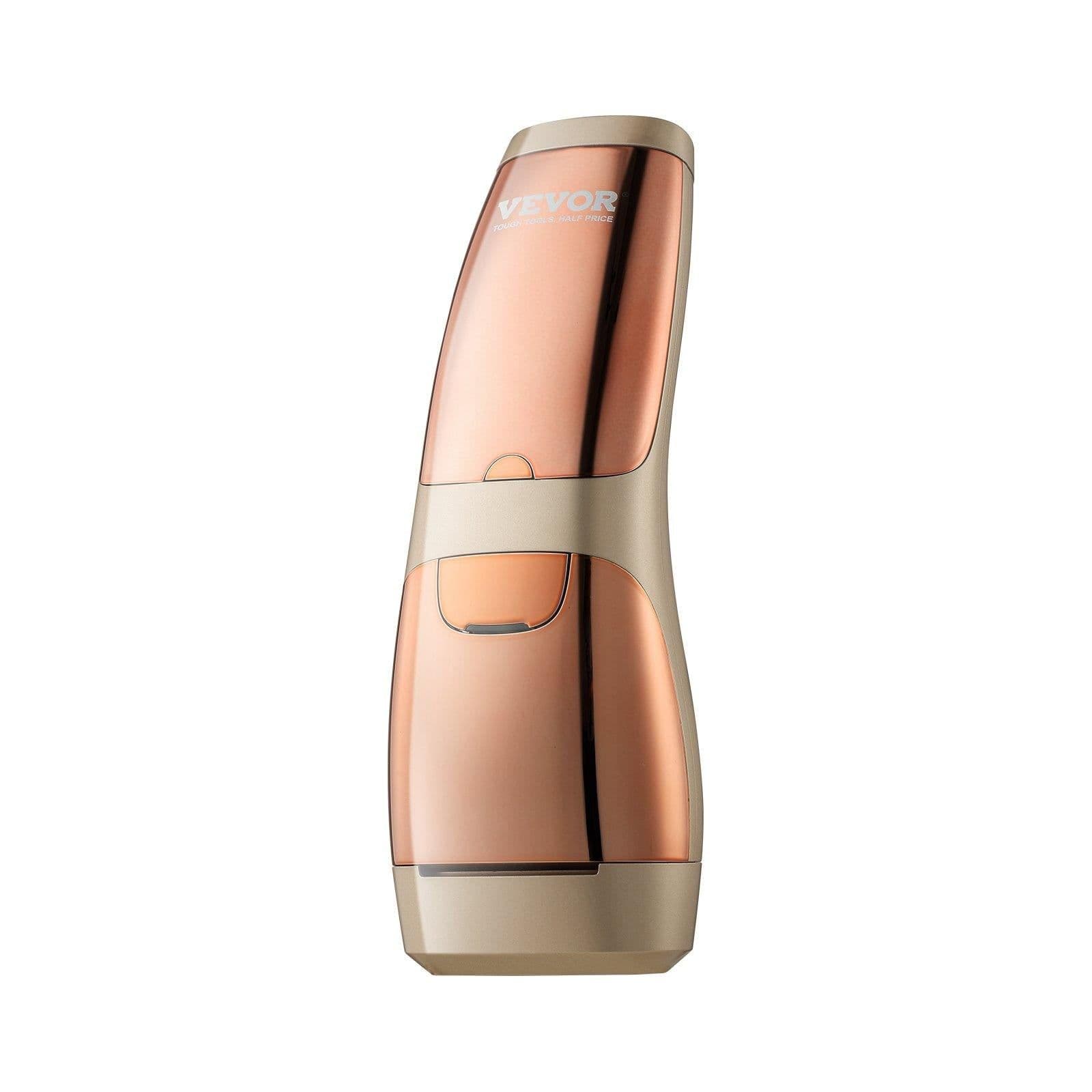 image-VEVOR IPL Hair Removal, Permanent Hair Removal with Sapphire Ice Cooling System, Painless At-Home Hair Removal Device for Women Men, Auto/Manual Modes, 5 Levels for Body & Face