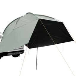 image-VEVOR Vehicle Awning, Large 10' x 7' Shade Coverage Car Side Awning, PU2000mm UV50+ Car Awning with Extended Side Canopies and Portable Storage Bag, Suitable for Truck, SUV, Van, Campers