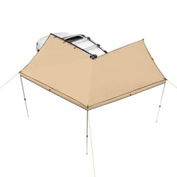 image-VEVOR Vehicle Awning 270 Degree, 8.2' Height Retractable Car Side Awning, PU3000mm UV50+ Car Awning with Waterproof Storage Bag, Suitable for Truck, SUV, Van, Campers