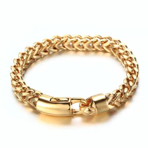 image-European and American stainless steel bracelet men's jewelry wholesale fashion keel domineering bracelet BE0086