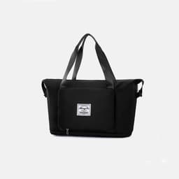 image-Foldable Storage Travel Bag Waterproof Large Capacity Gym Fitness Bag Weekender Overnight For Women