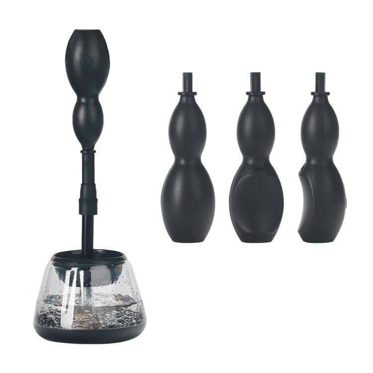 image-Black Professional Electric Makeup Brushes Cleaner