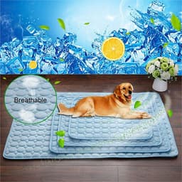 image-Pet Dog Cat Ice Silk Cold Nest Pad For Cooling In Summer