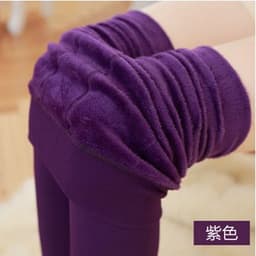image-Autumn and winter thickening and fleece leggings women wholesale Korean version high waist plus size pearl velvet foot warm one pants