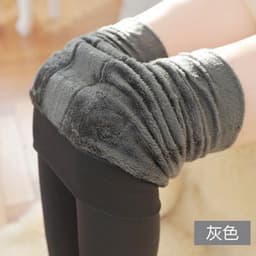 image-Autumn and winter thickening and fleece leggings women wholesale Korean version high waist plus size pearl velvet foot warm one pants