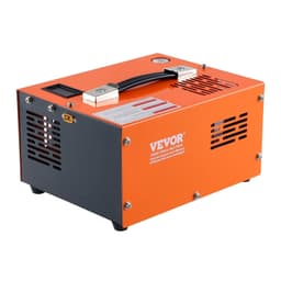 image-VEVOR PCP Air Compressor, 4500PSI/30Mpa Portable PCP Airgun Compressor with External Converter, DC12V, AC115V | Oil & Water-Free | Manual-Stop Air Rifle, Paintball and Scuba Tank Compressor Pump