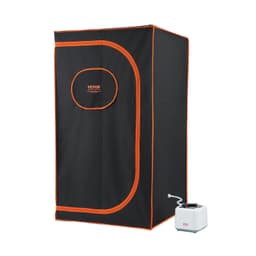 image-VEVOR Portable Steam Sauna Tent Full Size, 1000W Personal Sauna Blanket Kit for Home Spa, Detoxify & Soothing Heated Body Therapy, Time & Temperature Remote Control With Floor Mat
