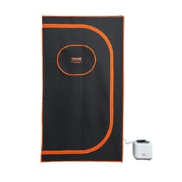 image-VEVOR Portable Steam Sauna Tent Full Size, 1000W Personal Sauna Blanket Kit for Home Spa, Detoxify & Soothing Heated Body Therapy, Time & Temperature Remote Control With Floor Mat