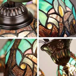 image-Victorian-Style 5-Light Antique Dark Bronze Finish Large Chandelier 25" Wide