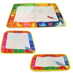 image-Large magical magic water canvas children's drawing and writing learning graffiti blanket drawing board clear water reuse