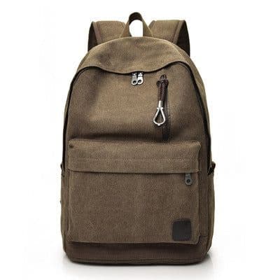 image-Fashion trend backpack casual rucksack retro travel bag college unisex student school bag 8016
