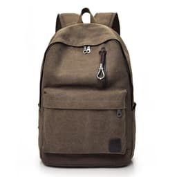image-Fashion trend backpack casual rucksack retro travel bag college unisex student school bag 8016