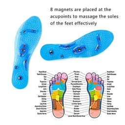 image-Magnet Magnetic Plus Elastomer Transparent Silicone Massage Insole Health Massage Insole Magnetic Therapy Anti-fatigue