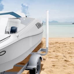 image-VEVOR Boat Trailer Guide, 60″ Adjustable Design Trailer Guide Poles, 2PCS High-Hardness Steel Trailer Guide-Ons, Trailer Guides with PVC Pipes, for Ski Boat, Fishing Boat or Sailboat Trailer