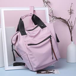 image-Korean style backpack trendy women's large-capacity travel backpack Wild College Middle School Student Schoolbag Campus