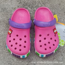 image-Crocs Kids Beach Shoes - Rose Red J3