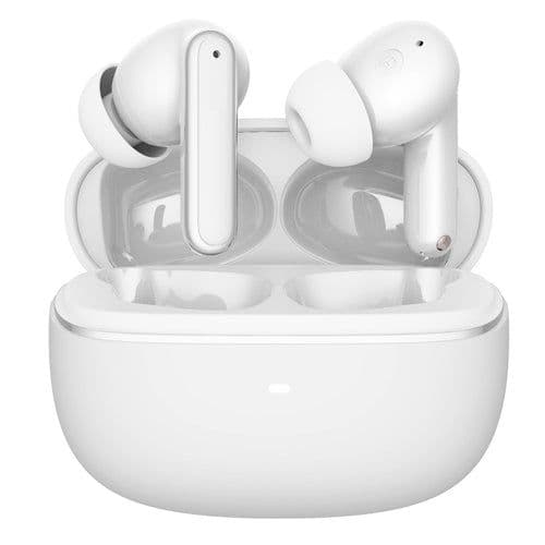 image-Wireless Bluetooth Noise Reduction In-ear Headphones - White/Black ANC