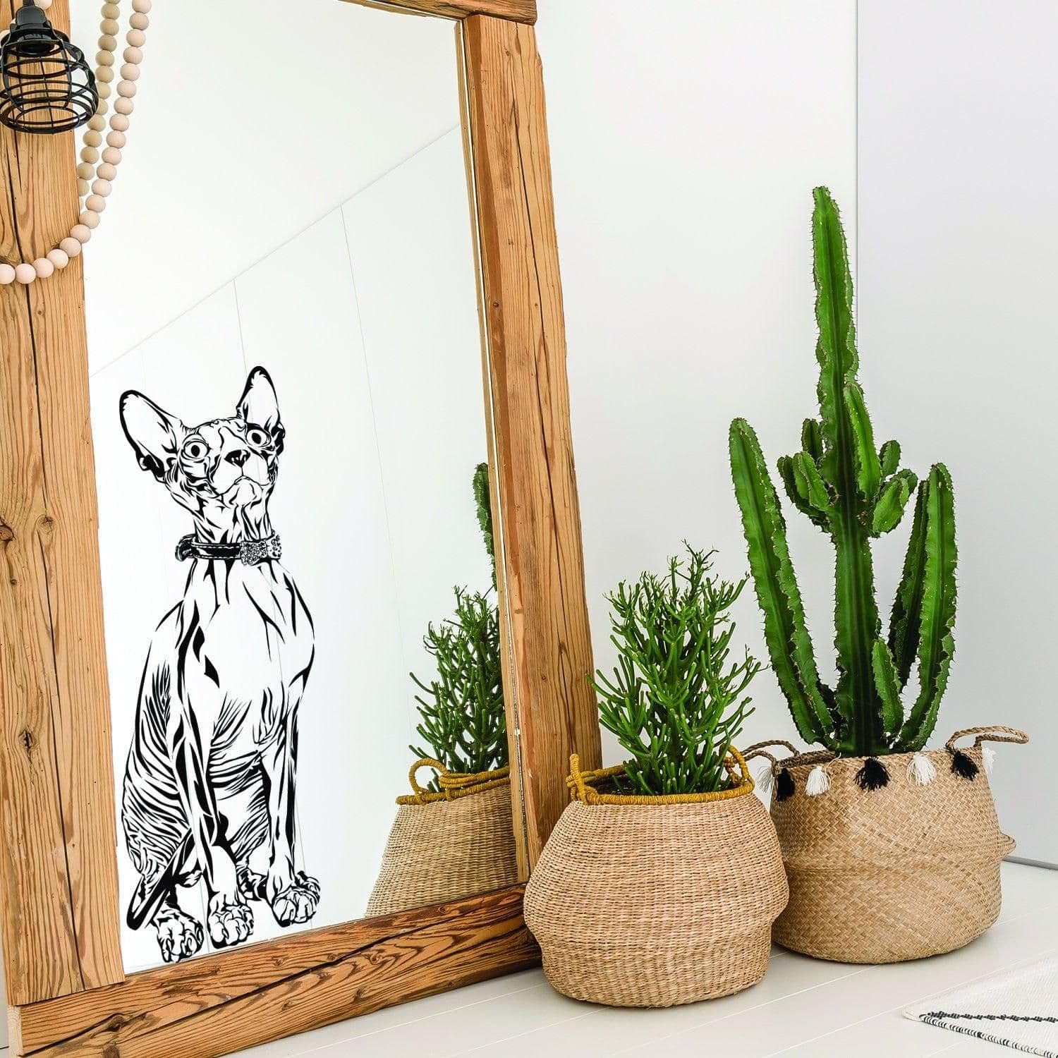 image-Custom Wall Decal Of Your Pet - Personalized Cat Lover Portrait Vinyl Sticker Gift Idea