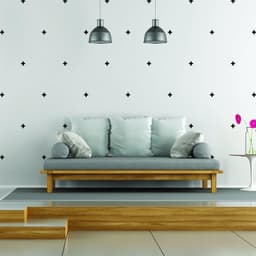 image-50x Cross Sticker Vinyl Wall Decor - The Adhesive Home Decal Crossing Line