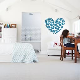 image-Leopard Heart Wall Sticker - Art Print Texas Vinyl Decal