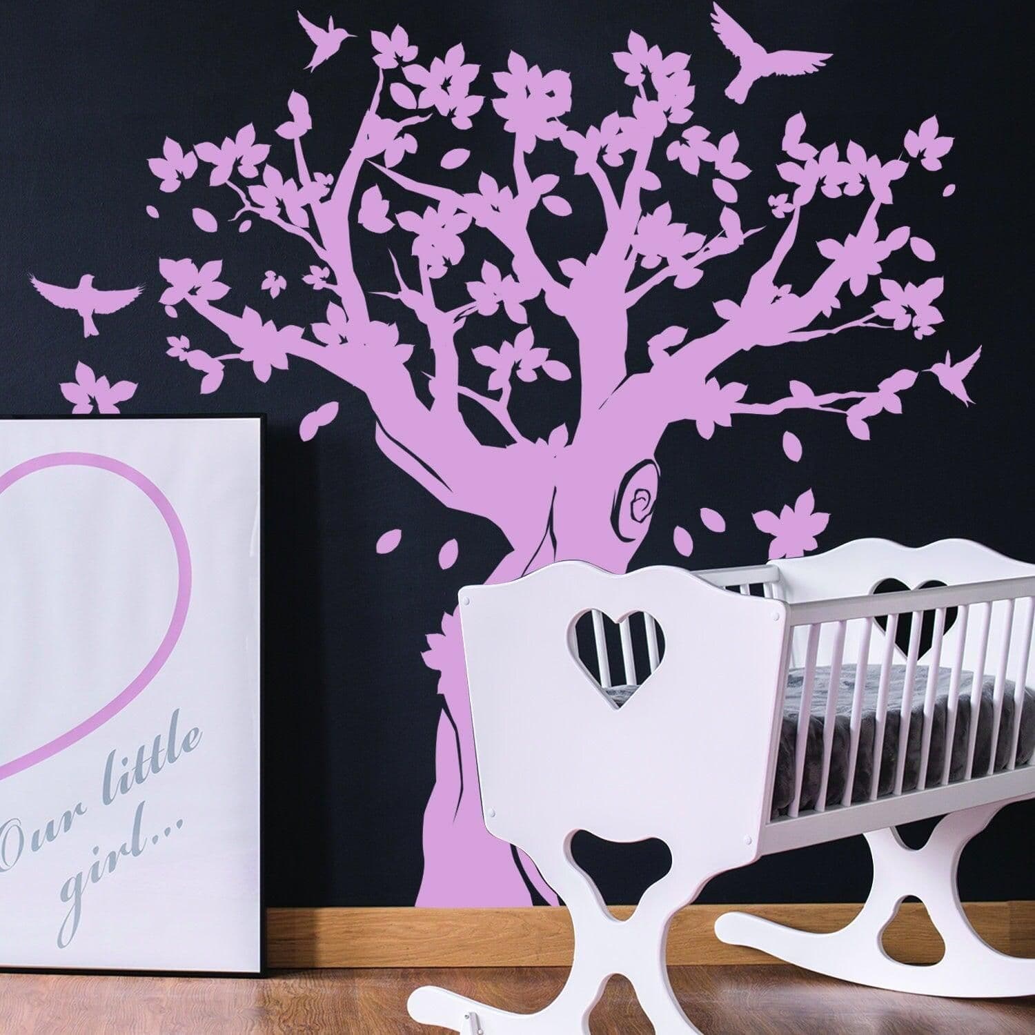image-Tree Wall Decal Decor - Large Art Vinyl Sticker For Nursery Kids Room