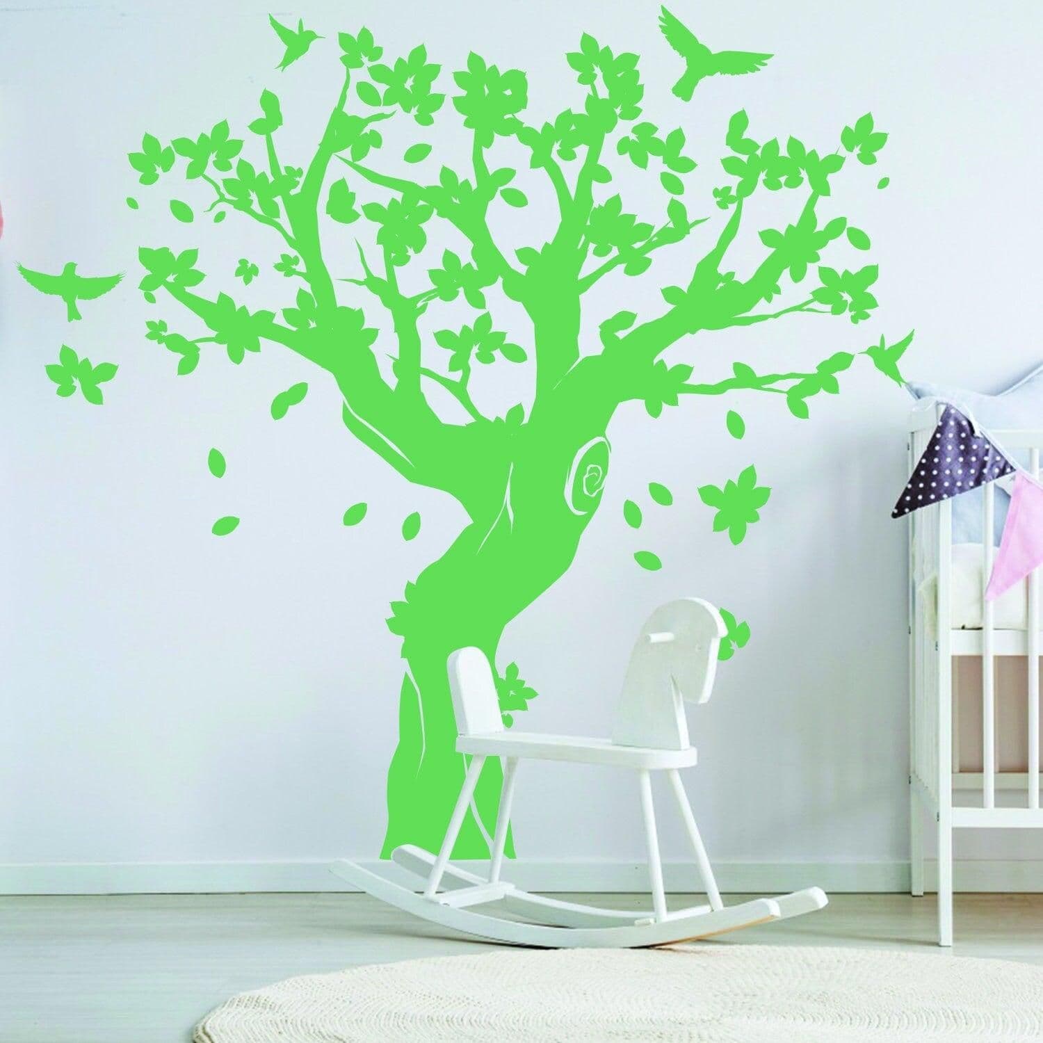 image-Tree Wall Decal Decor - Large Art Vinyl Sticker For Nursery Kids Room