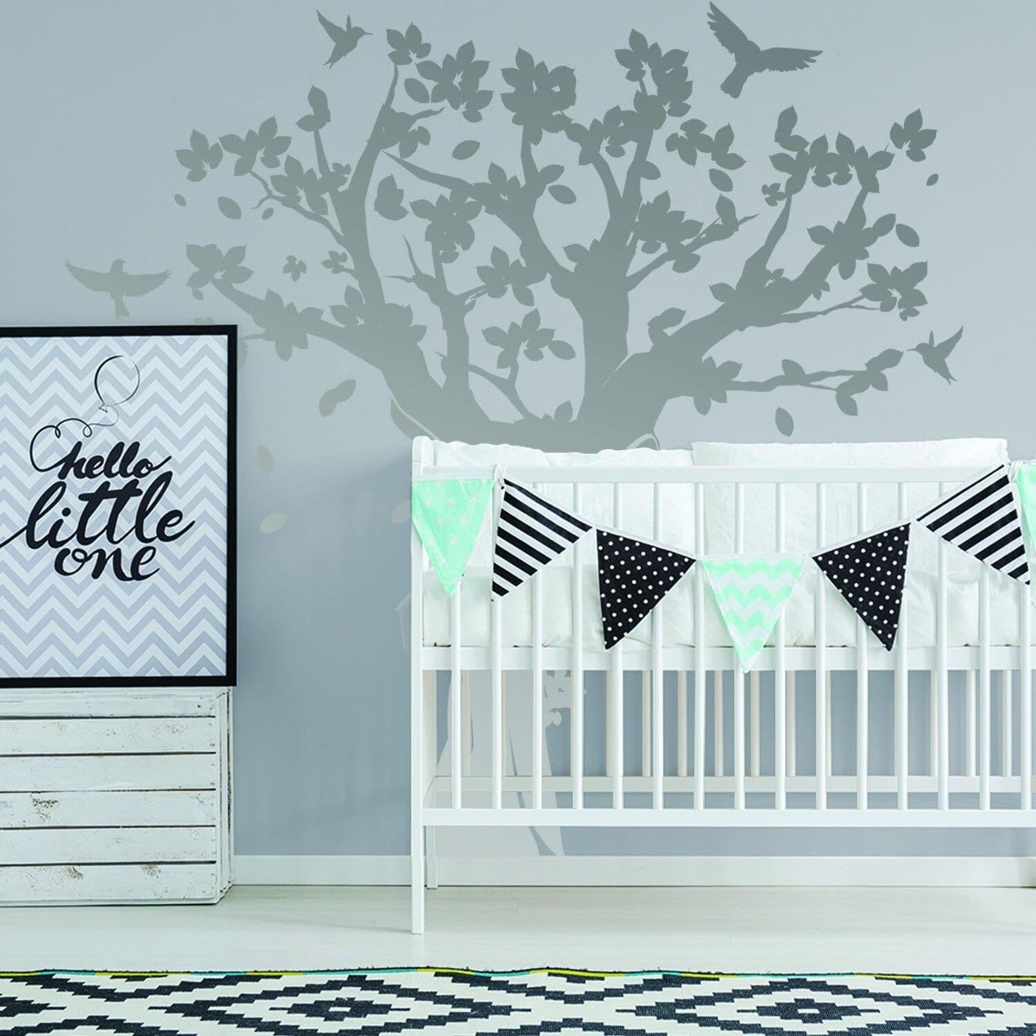 image-Tree Wall Decal Decor - Large Art Vinyl Sticker For Nursery Kids Room