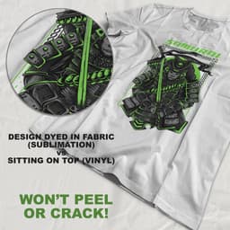 image-Custom Heat Sublimation Transfer - Iron Vinyl Paper For Ready to Print DYE Tshirt