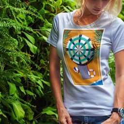 image-Custom Heat Sublimation Transfer - Iron Vinyl Paper For Ready to Print DYE Tshirt
