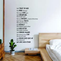 image-Christian Wall Vinyl Sticker - Inspirational Bible Religious Quote Decal
