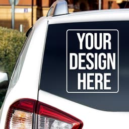 image-Custom Car Window Decal - Personalized Name Letter Vinyl Truck Sticker For Windshield