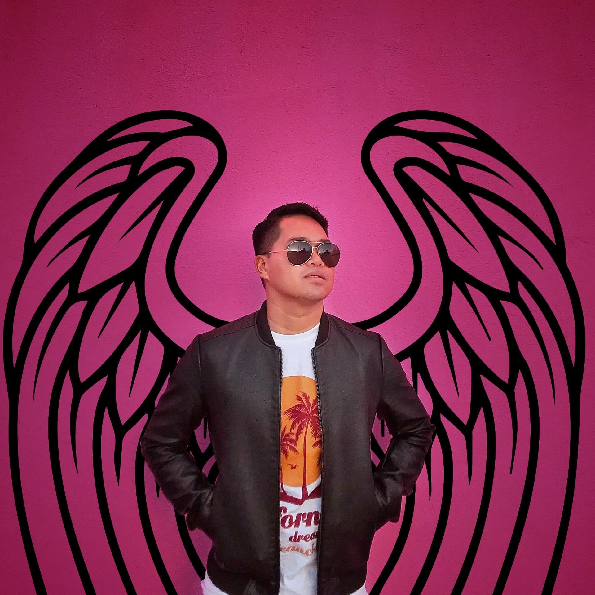 image-Angel Wings Wall Decor - Angels Wing Art Vinyl Decal