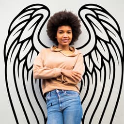 image-Angel Wings Wall Decor - Angels Wing Art Vinyl Decal