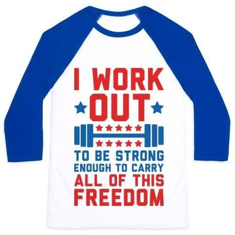 image-CARRY ALL OF THIS FREEDOM UNISEX CLASSIC BASEBALL TEE