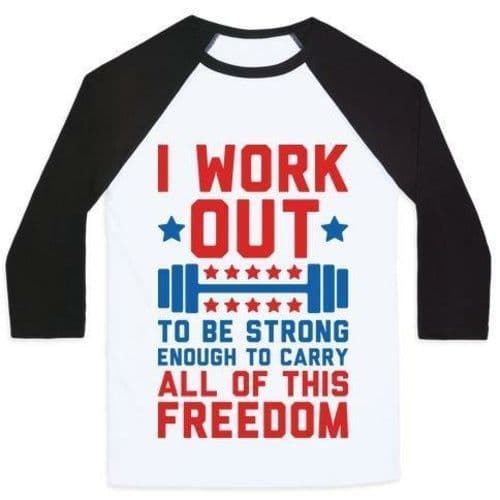 image-CARRY ALL OF THIS FREEDOM UNISEX CLASSIC BASEBALL TEE
