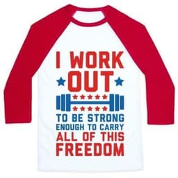 image-CARRY ALL OF THIS FREEDOM UNISEX CLASSIC BASEBALL TEE